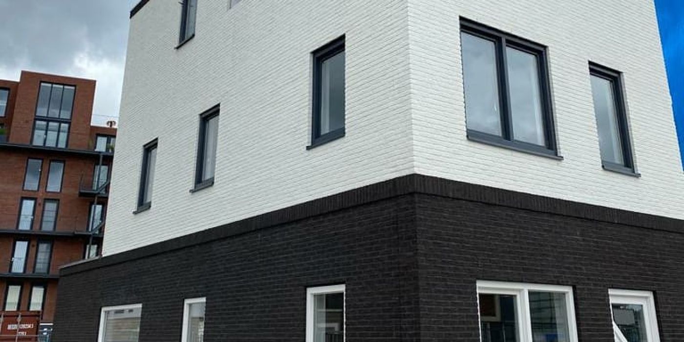 Nieuwbouw uitgevoerd met kunststof kozijnen